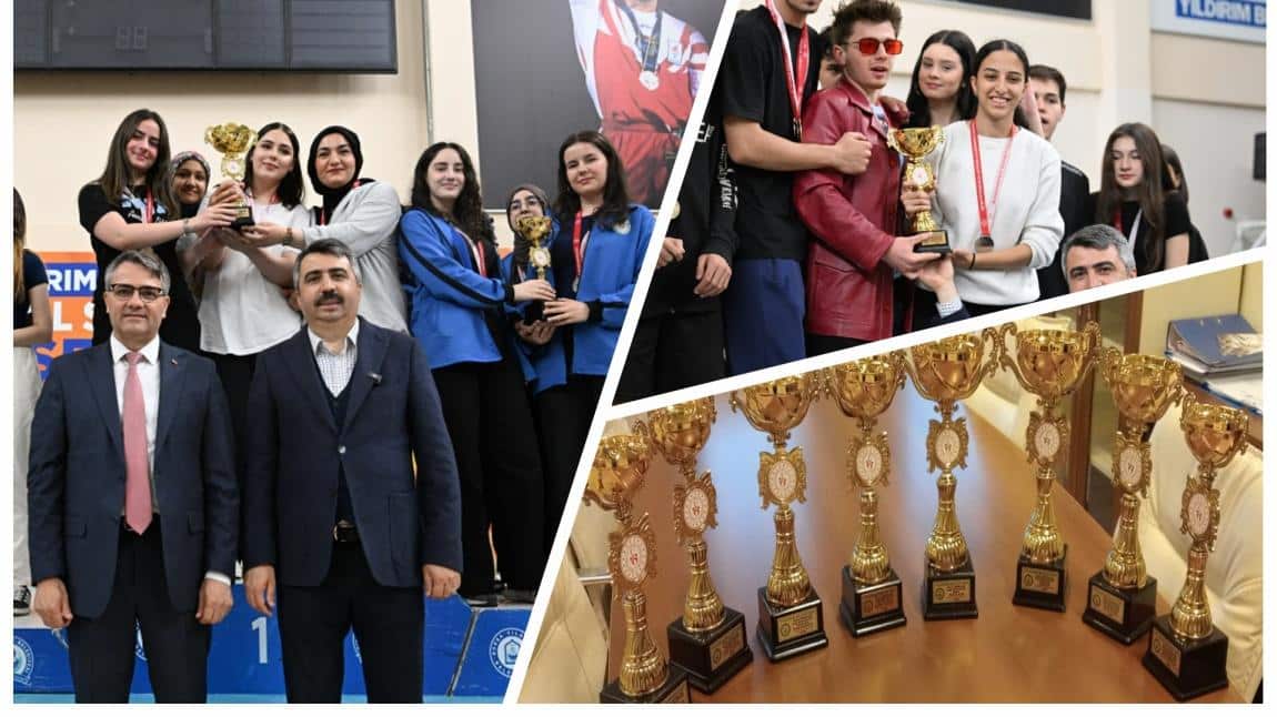 Okul Sporları Şenliklerinde 8 Kupa...